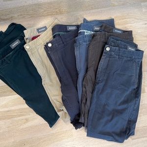 Men’s Bonobos Khaki Pants x6 (size 34/30)